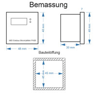 MID Einbau-Stromzähler PH20