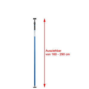 Montagestütze 160 - 290 cm (blau) | ALLEGRA24.de. Profi-Qualität von ALLEGRA