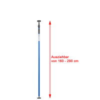 Montagestütze 160 - 290 cm (blau) | ALLEGRA24.de. Profi-Qualität von ALLEGRA