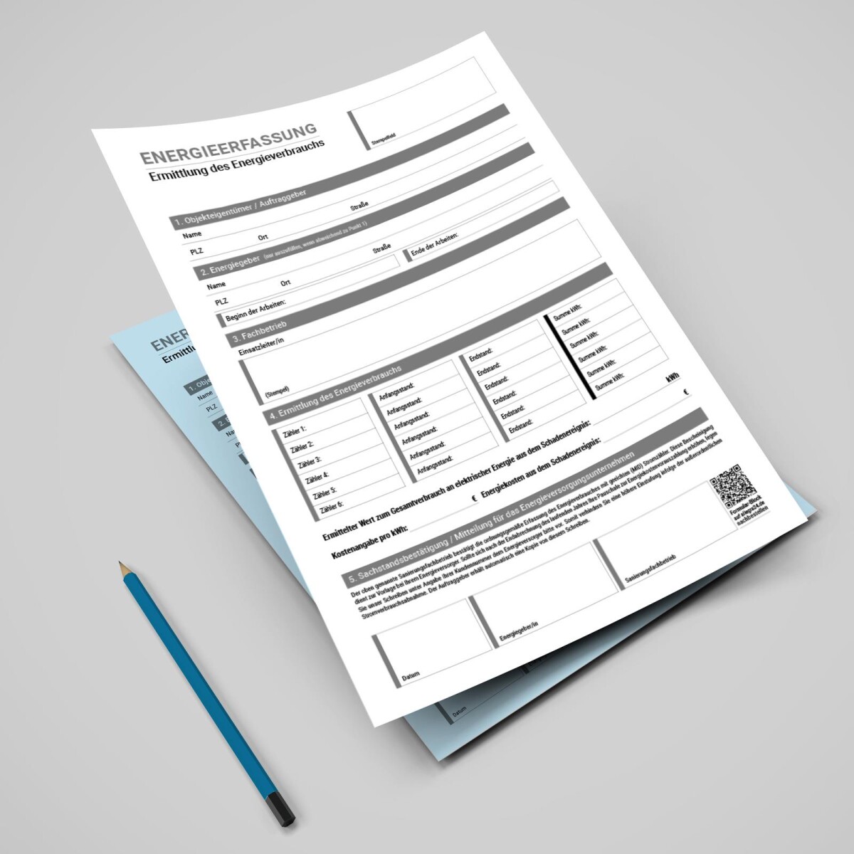 ALLEGRA Energieerfassung Formular A4-Block selbstdurchschreibend 76252582