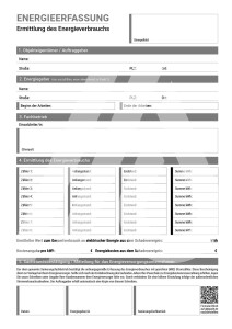 Energieerfassung Formular A4-Block selbstdurchschreibend